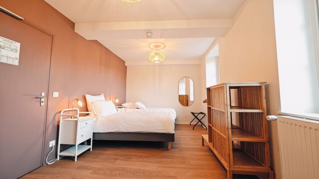 chambre cerisier, 2 lits